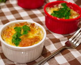 Грибы, запеченные с сыром