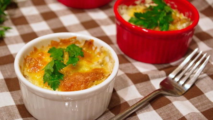 Рецепт грибов, запеченных с сыром