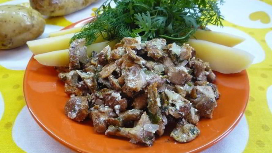 Рецепт лисичек в духовке