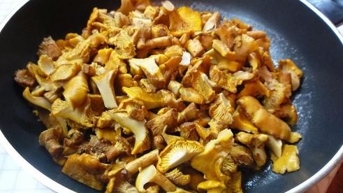 лисички в духовке