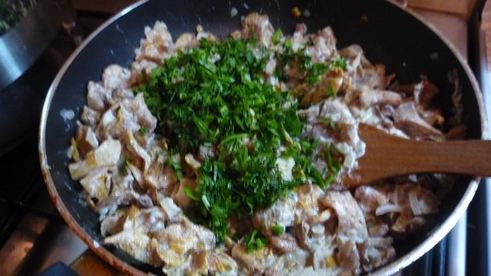 лисички в духовке