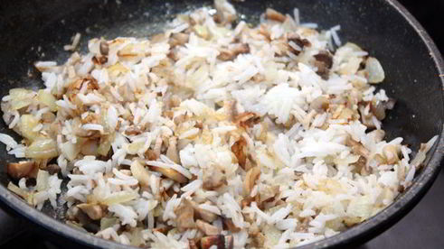 постные фаршированные шампиньоны