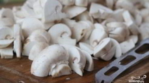 шампиньоны в горшочках