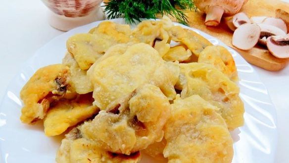 Рецепт Шампиньонов в хрустящем кляре