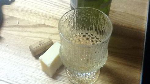 шампиньоны в вине и сливках