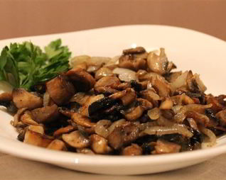 Шампиньоны жареные