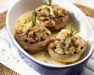 Вкусные грибы с майонезом в духовке