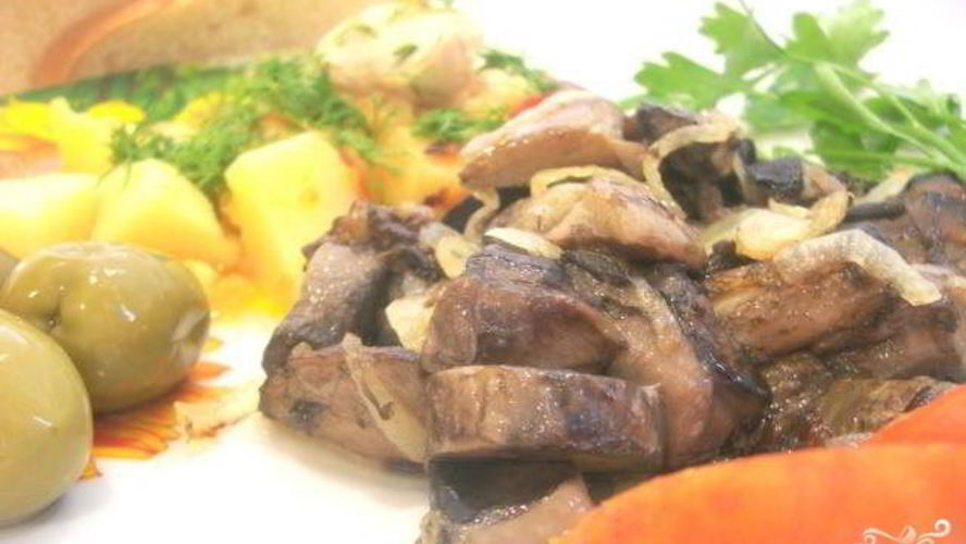 Рецепт запеченных подосиновиков