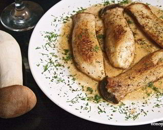 Жареные еринги в соусе