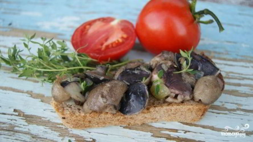 Рецепт жареных маслят