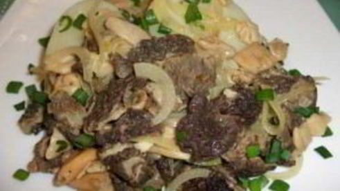 жареные сморчки