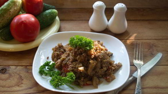 Рецепт Гуляша из баклажанов