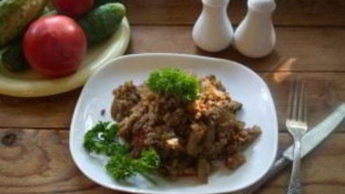 гуляш из баклажанов