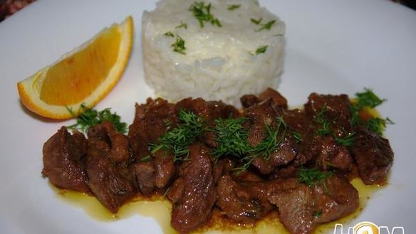 Рецепт Гуляша из барашка под апельсиновым соусом