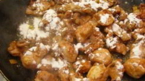 гуляш из кролика с подливкой