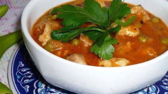 Рецепт Гуляша из курицы с подливкой