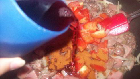 гуляш по-немецки с перцем