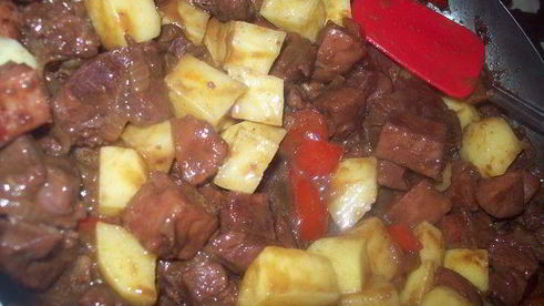 гуляш по-немецки с перцем