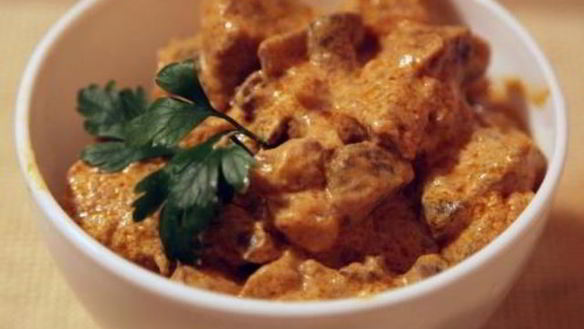 Рецепт Гуляша с грибами и мясом