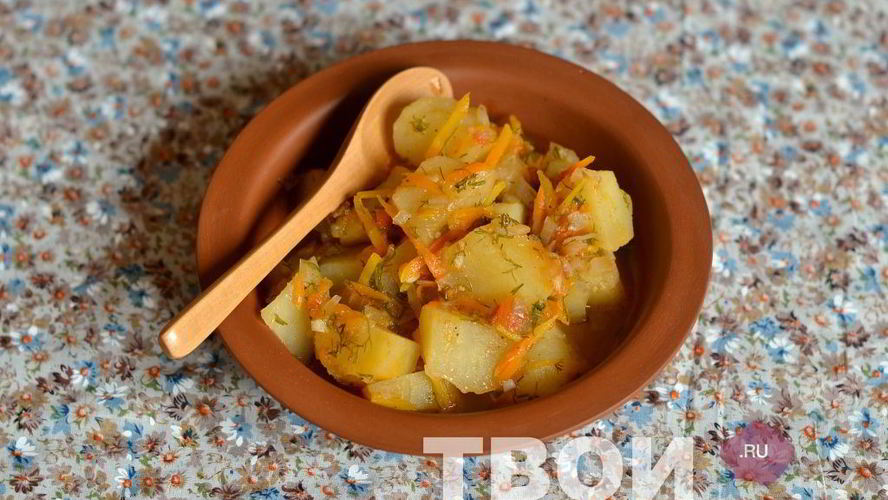 Рецепт постного картофельного гуляша