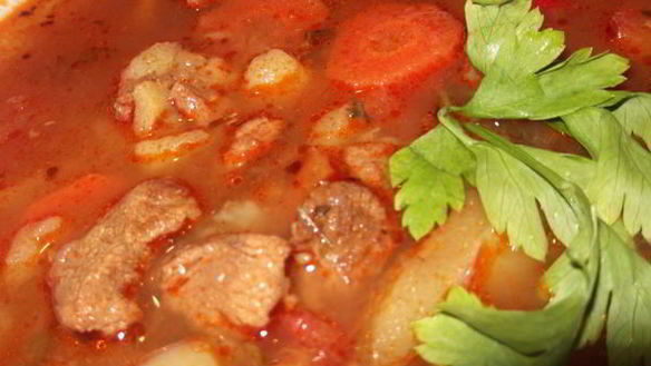 Рецепт Супа-гуляша по-венгерски