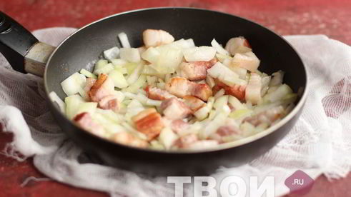 тыквенный гуляш с беконом