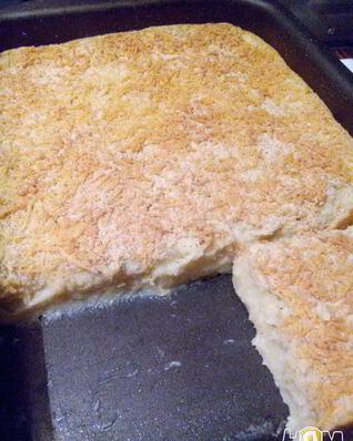 Картофельное пюре с чесноком и сыром в духовке