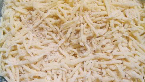 картофельное пюре с чесноком и сыром в духовке