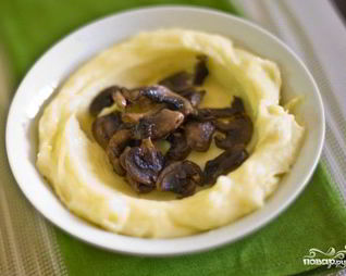 Картофельное пюре с грибами