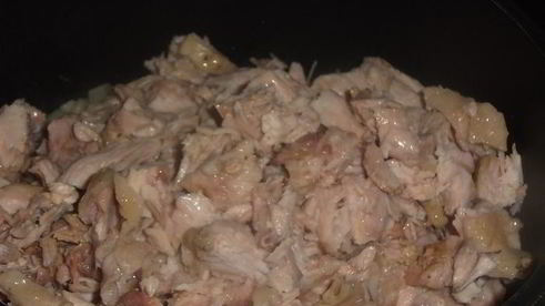 картофельное пюре с индейкой