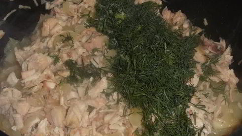 картофельное пюре с индейкой