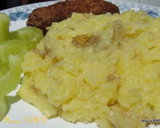 Картофельное пюре с твердым сыром