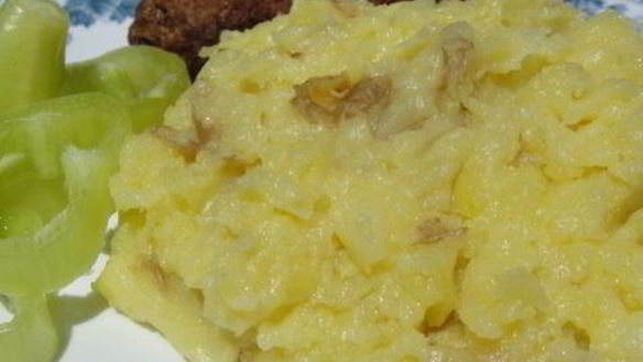 Рецепт Картофельного пюре с твердым сыром