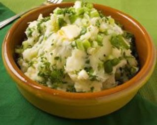 Картофельное пюре с зеленым луком по-ирландски