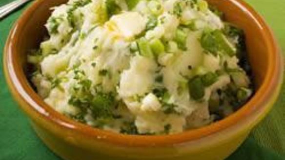 Рецепт Картофельного пюре с зеленым луком по-ирландски