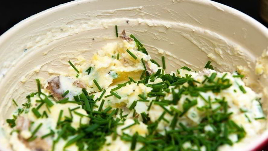 Рецепт картофельного пюре со сметаной