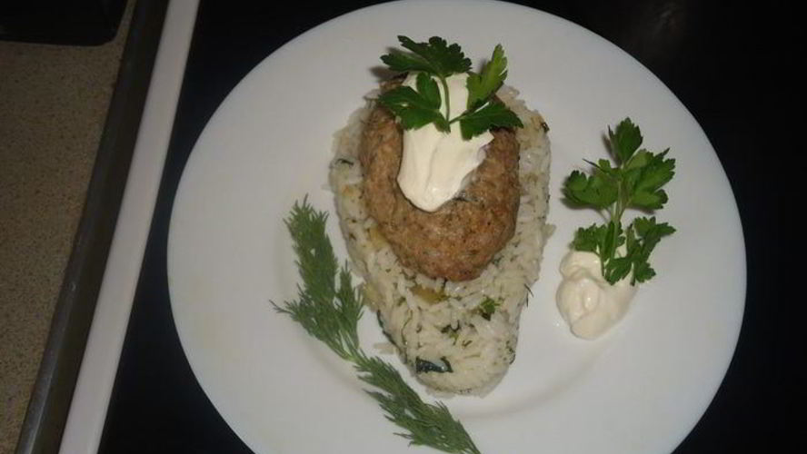 Рецепт котлеты с рисом
