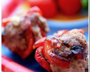 Котлетки из индейки с болгарским перцем