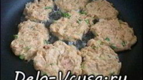 котлетки из консервы тунца