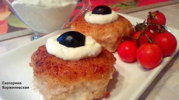 Рецепт Котлет Фантазия с соусом