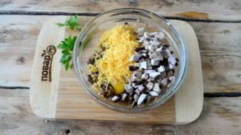 котлеты из баклажанов с грибами