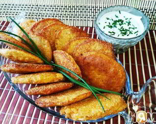 Котлеты из икры карася