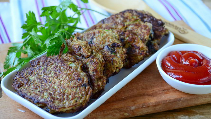 Рецепт котлет из кабачков с грибами