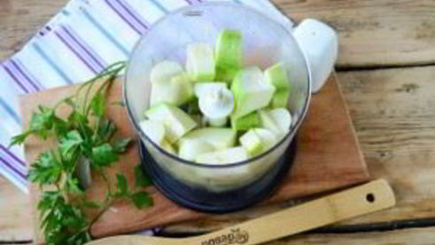 котлеты из кабачков с грибами