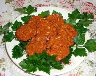 Котлеты из нута в духовке