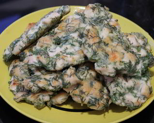 Котлеты куриные с укропом
