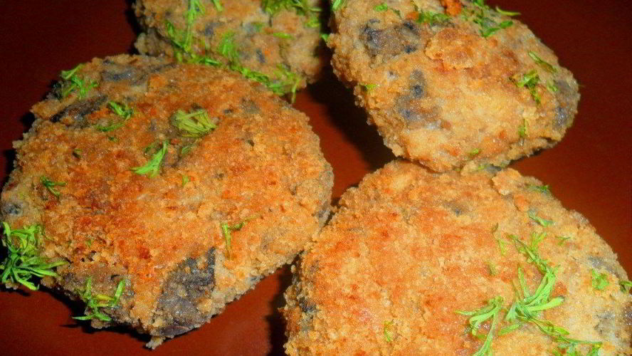 Рецепт котлет мясных с грибами