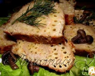 Котлеты с макаронами в рулете