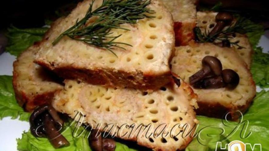 Рецепт котлет с макаронами в рулете