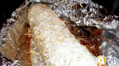 котлеты с макаронами в рулете